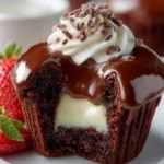 Decadent Chocolate Filled Cupcake First Image