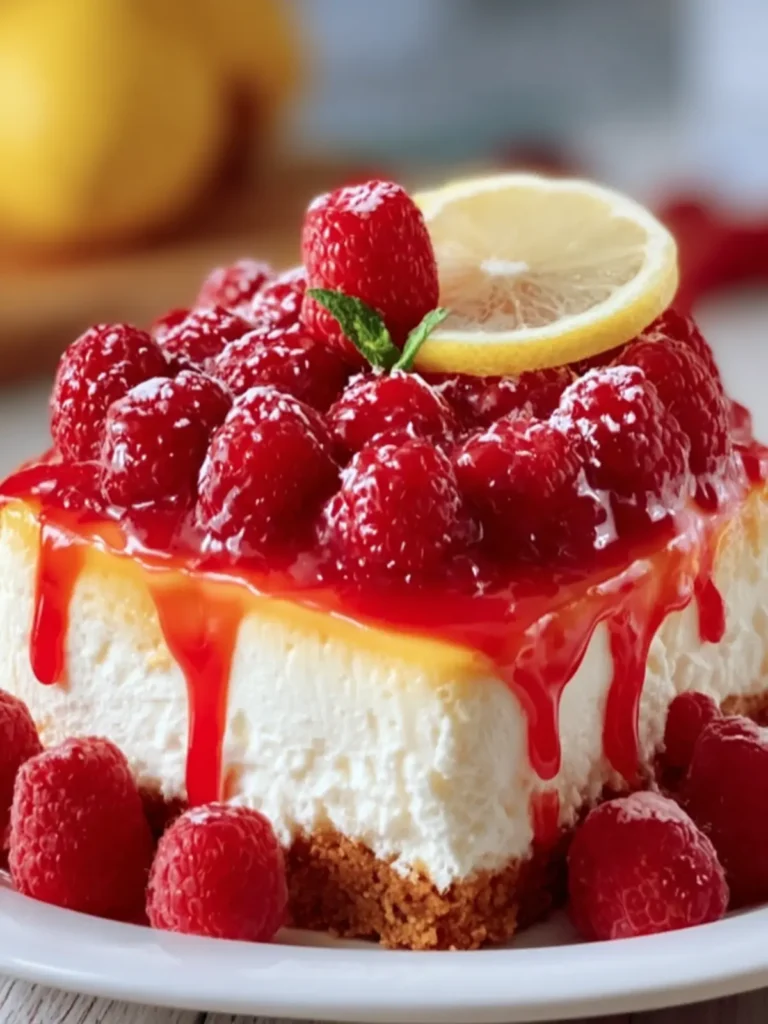 Raspberry Lemon Cheesecake Delight First Image