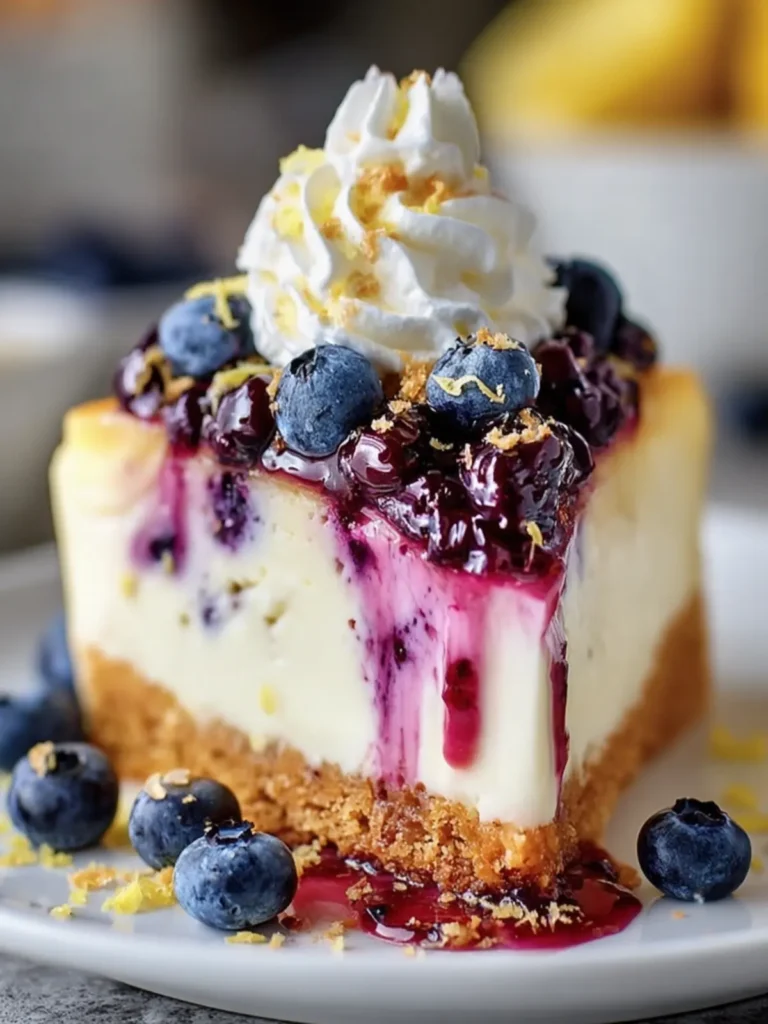 Lemon Blueberry Cheesecake Delight First Image