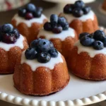 Mini Blueberry Bundt Cakes First Image