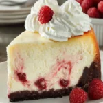 Decadent Raspberry Swirl Cheesecake First Image