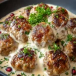Swedish Meatballs in Cream Sauce First Image