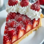 Fresh Strawberry Tart Slice First Image