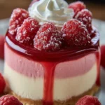 Raspberry Mousse Cheesecake Dessert First Image