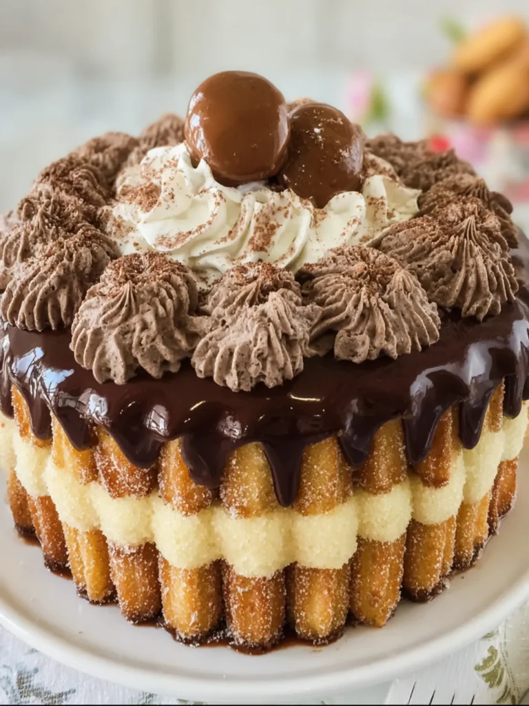 Decadent Churro Chocolate Cake First Image