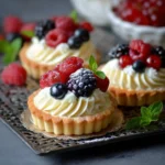 Berry Vanilla Cream Tartlets First Image