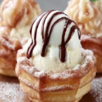 Churro Ice Cream Bowls Dessert First Image