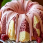 Marbled Raspberry Lemon Bundt Cake First Image