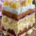 Layered Pineapple Coconut Cake First Image