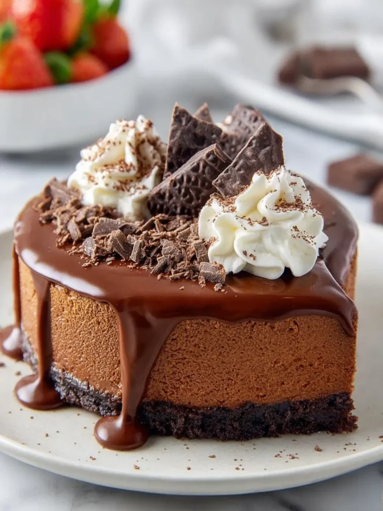 Decadent Chocolate Mousse Cake First Image