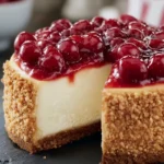 Cherry-Glazed Cheesecake Delight Meal First Image