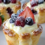 Berry Cream Cheese Pastry Cups First Image