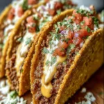 Cheesy Ground Beef Tacos First Image