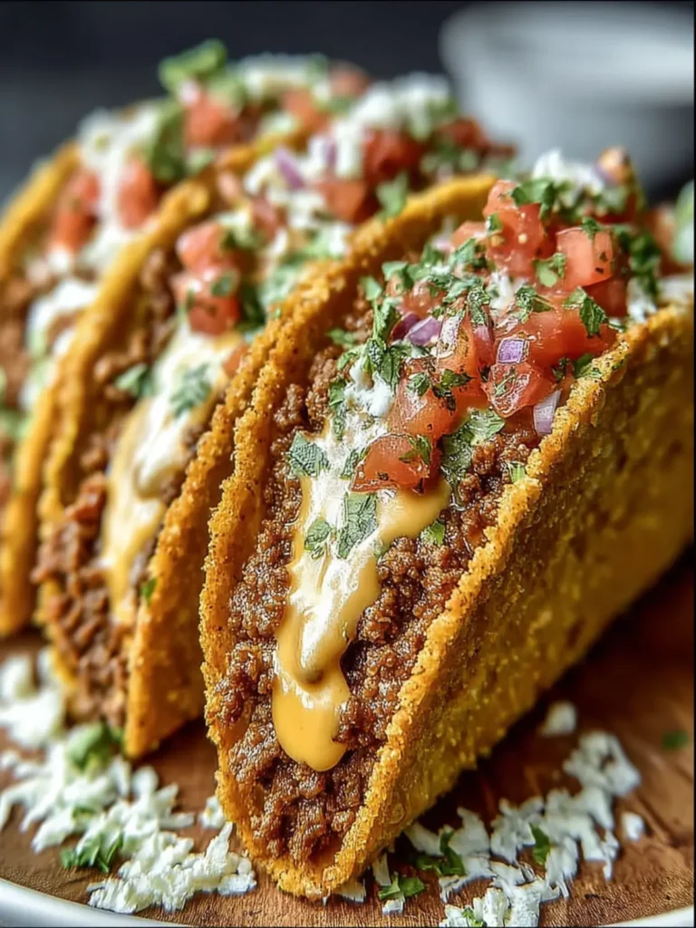 Cheesy Ground Beef Tacos First Image