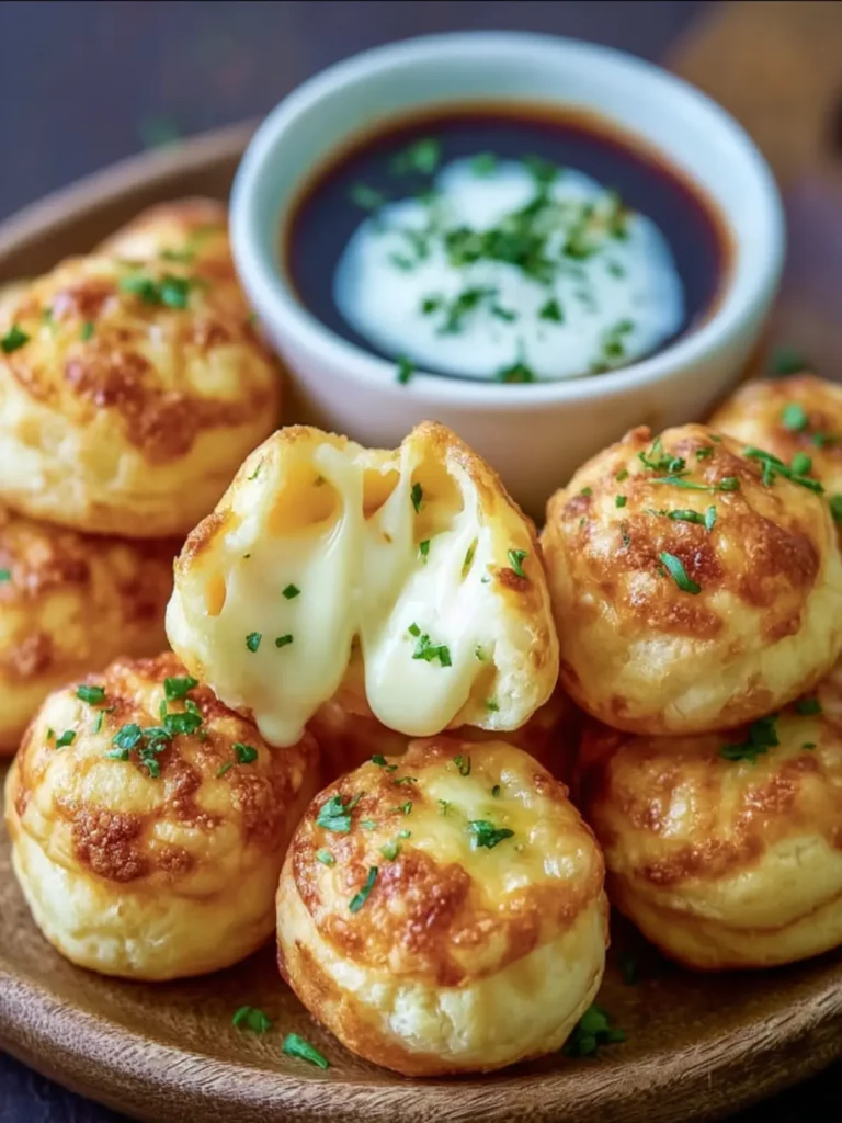 Savory Cheese Puff Bites Recipe First Image