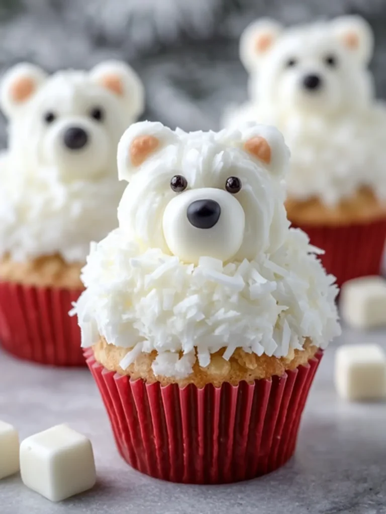 Polar Bear Cupcake Treats First Image