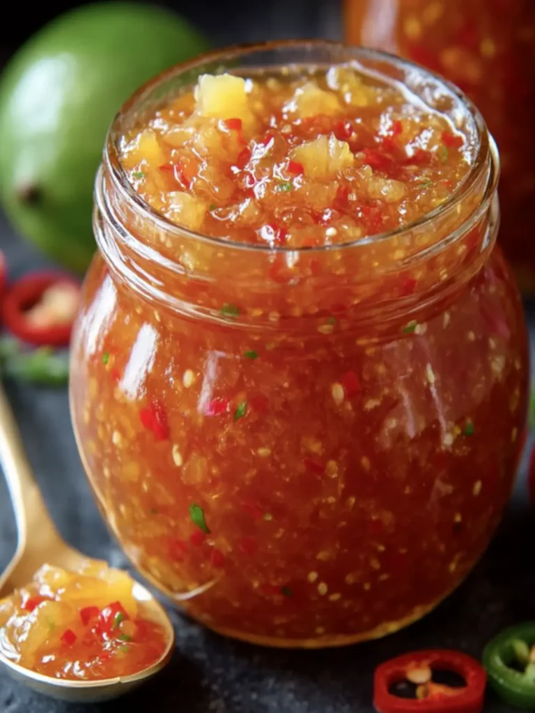 Spicy Pineapple Chutney Jar First Image