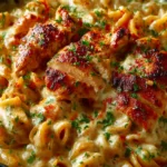 Creamy Cajun Chicken Pasta Skillet First Image