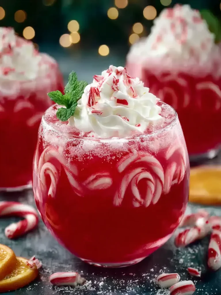 Festive Candy Cane Holiday Punch First Image