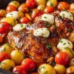 One Pan Balsamic Chicken Recipe First Image