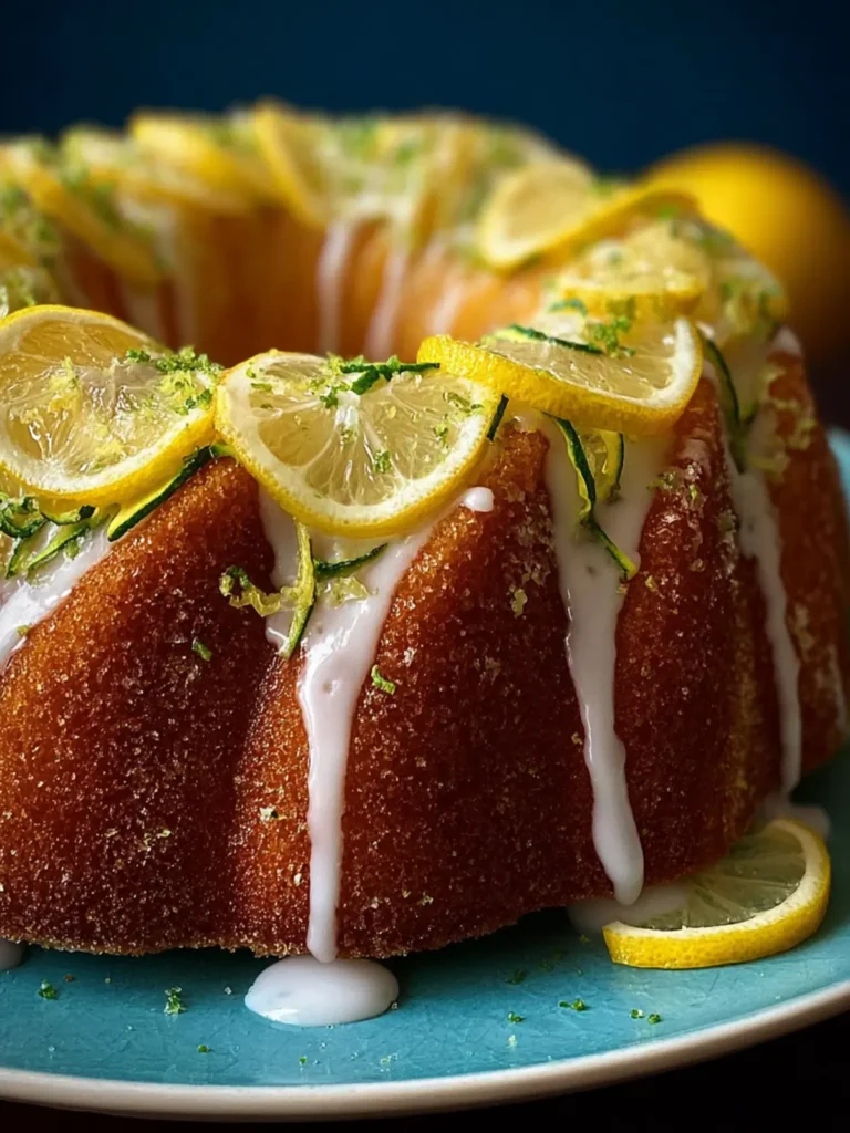 Lemon Zucchini Bundt Cake First Image