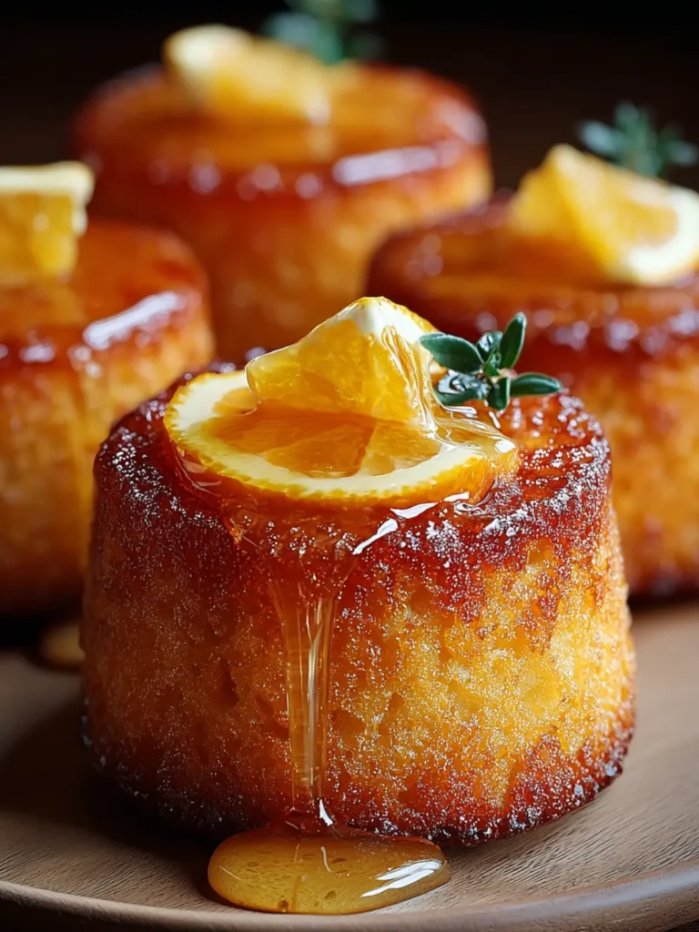 Irresistible Orange Ginger Honey Cakes Recipe to Savor First Image