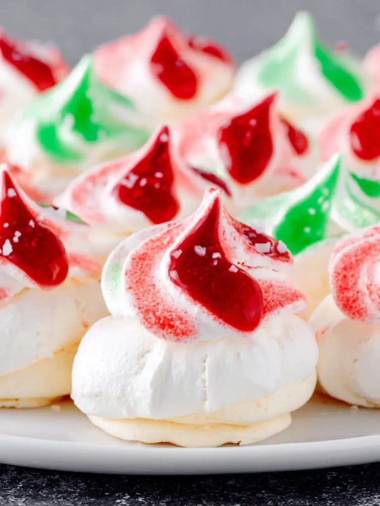 Christmas Meringue Cookies First Image
