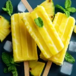 Pineapple Mint Popsicles Recipe First Image