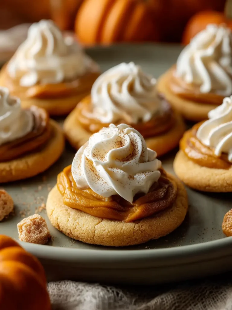 Delicious Pumpkin Pie Cookies Recipe for Fall Treats First Image