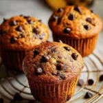 Irresistible Small Batch Banana Chocolate Chip Muffins First Image