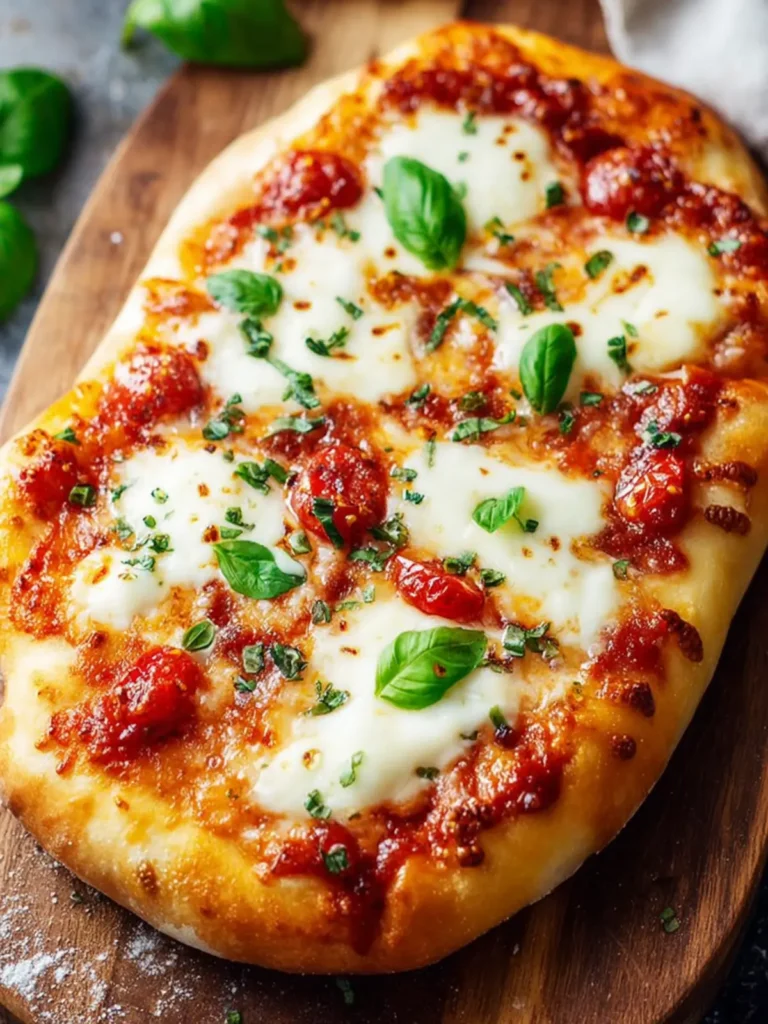 Homemade Margherita Pizza First Image