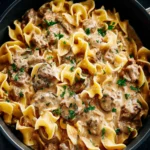 Creamy One-Pot Hamburger Stroganoff in 30 Minutes! First Image