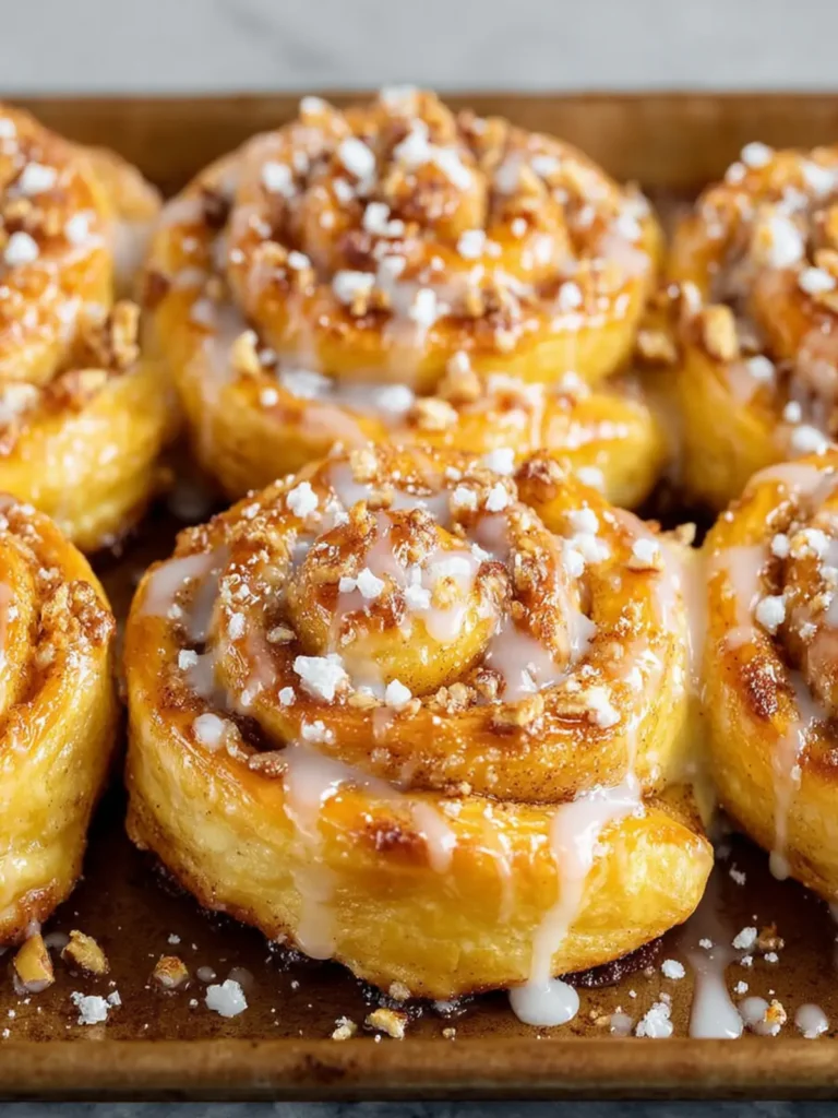 Puff Pastry Cinnamon Rolls First Image