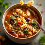 Classic Italian Minestrone Soup First Image