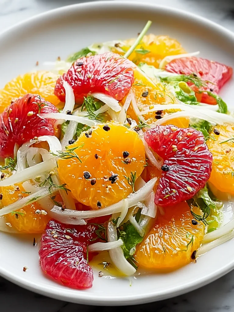 Vibrant Zesty Sicilian Orange and Fennel Salad Recipe First Image