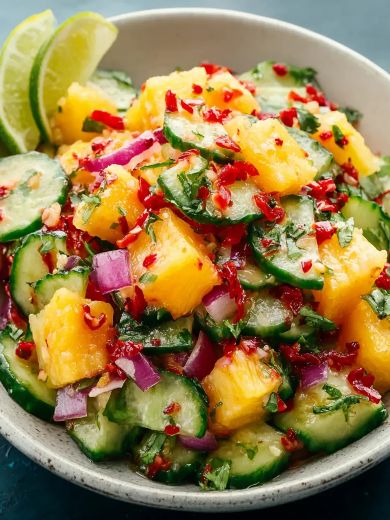 Refreshing Mango Cucumber Salad with Chili Lime Delight First Image