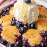 Keto Blueberry Cobbler First Image