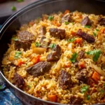 Beef Plov Recipe (Beef Rice Pilaf) First Image