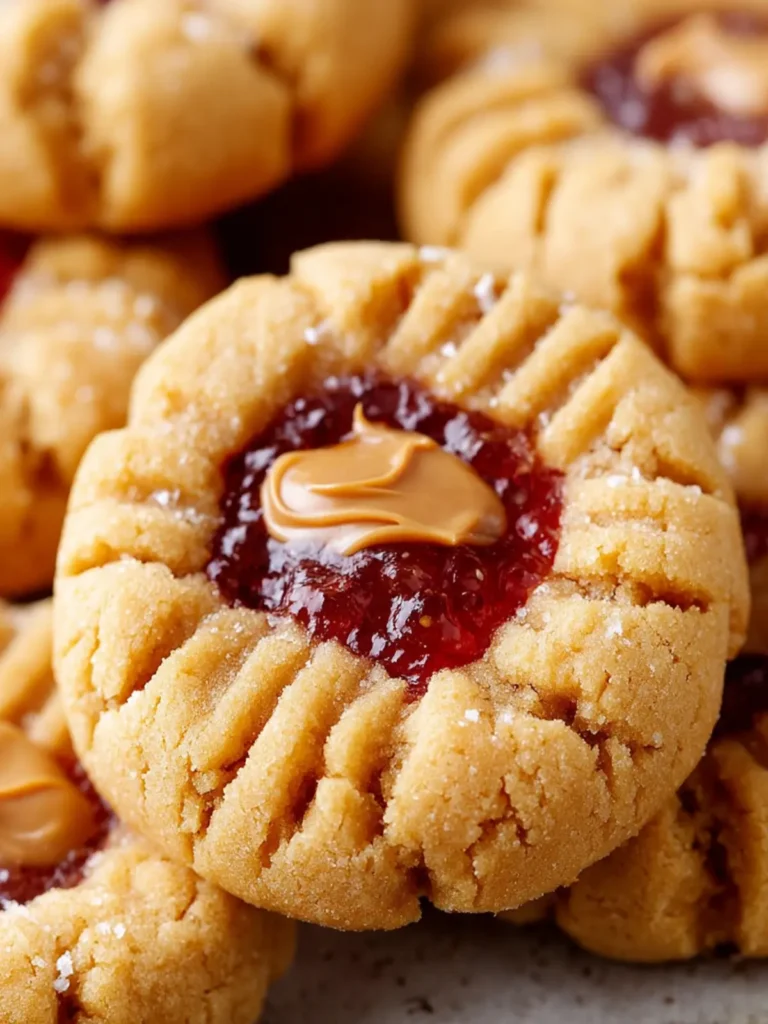 Peanut Butter Thumbprint Cookies First Image