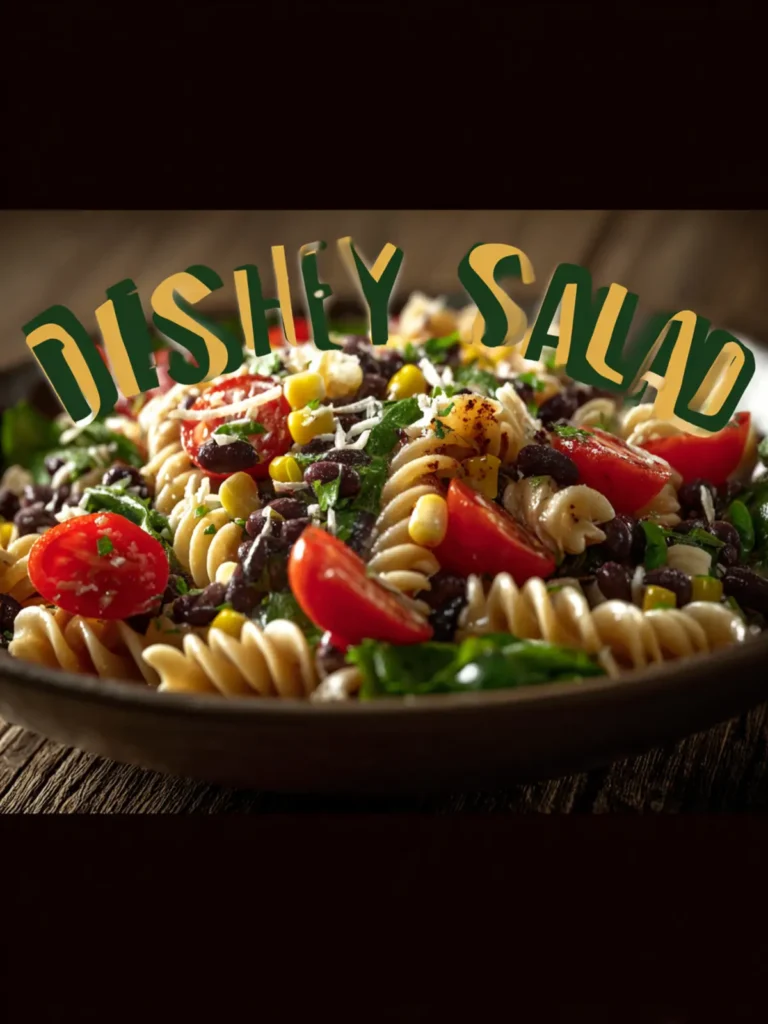Black Bean and Corn Pasta Salad Recipe First Image