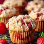 Irresistible Strawberry Coffee Cake Muffins Recipe First Image