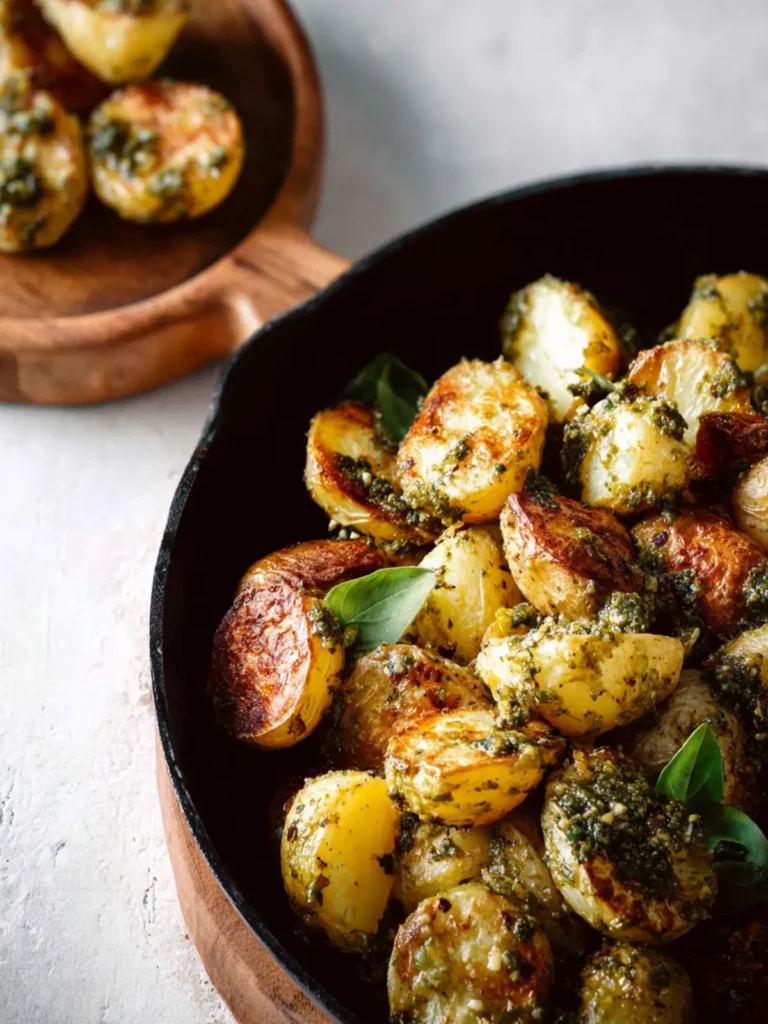 Pesto Potatoes First Image