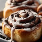 Cookies and Cream Cinnamon Rolls First Image