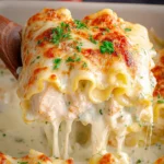 Chicken Alfredo Lasagna Rollups First Image