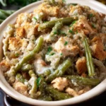 Slow Cooker Chicken Stuffing Green Bean Casserole First Image