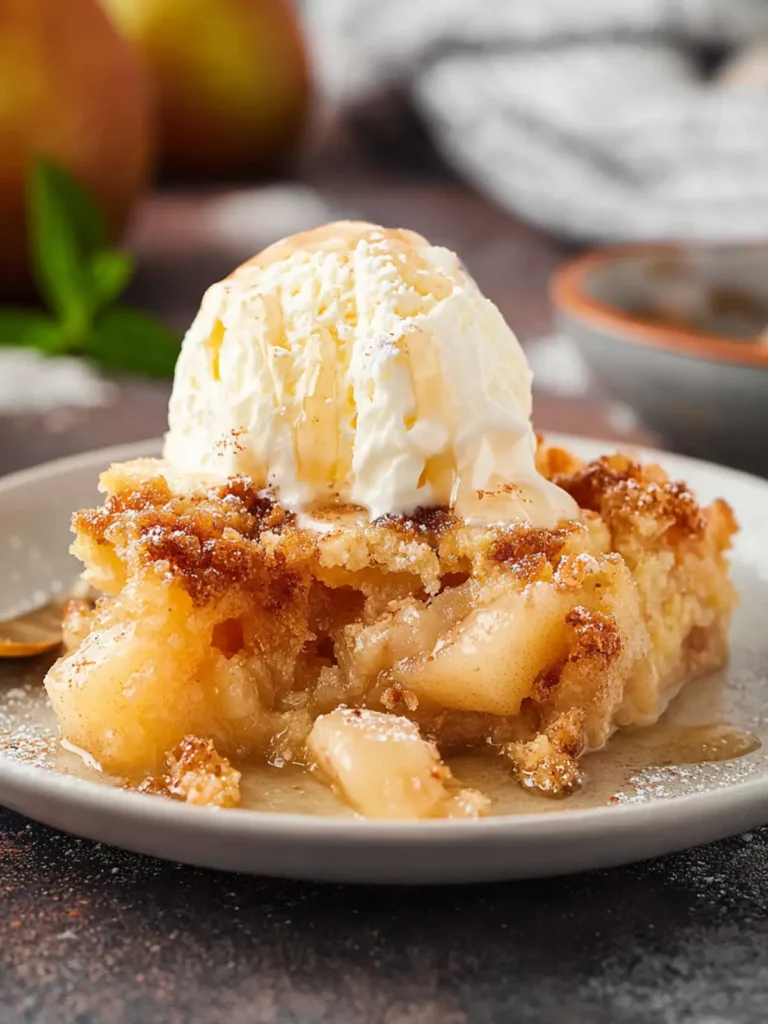 Pear Dump Cake First Image