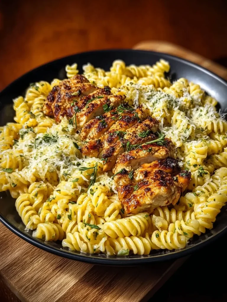 Cheesy Rotini with Garlic Parmesan Chicken First Image