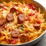 Cheesy Kielbasa Pasta First Image