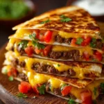 Cheeseburger Quesadilla First Image