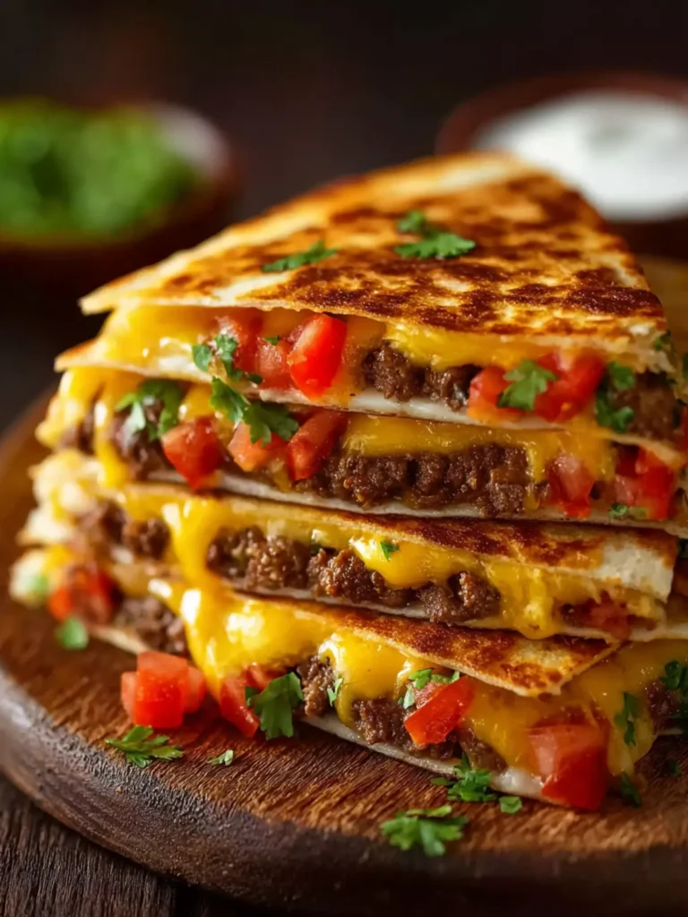 Cheeseburger Quesadilla First Image
